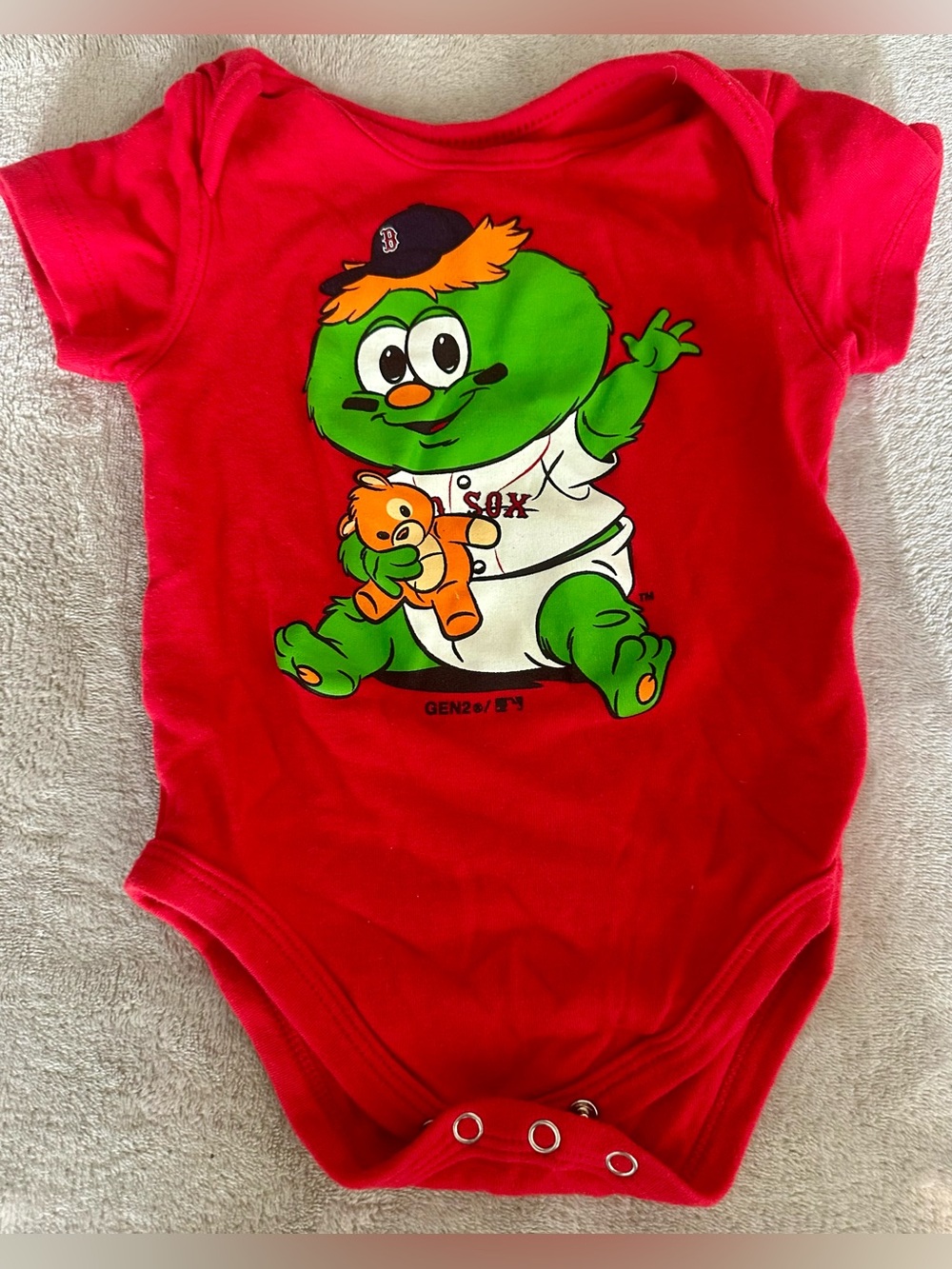 🦋Red Sox Mascot Onesie